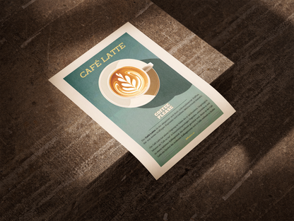 Poster CAFE LATTÉ