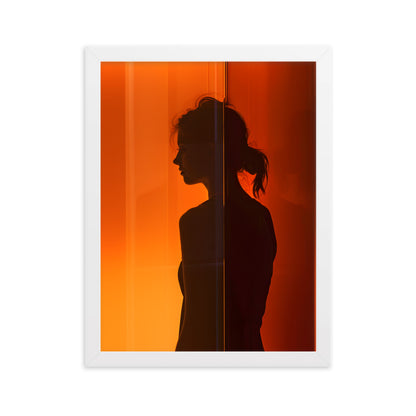 Poster Aesthetic Silhouette - eingerahmt